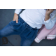 jeansowe spodnie dresowe dla dziewczynki w e-jojo.pl